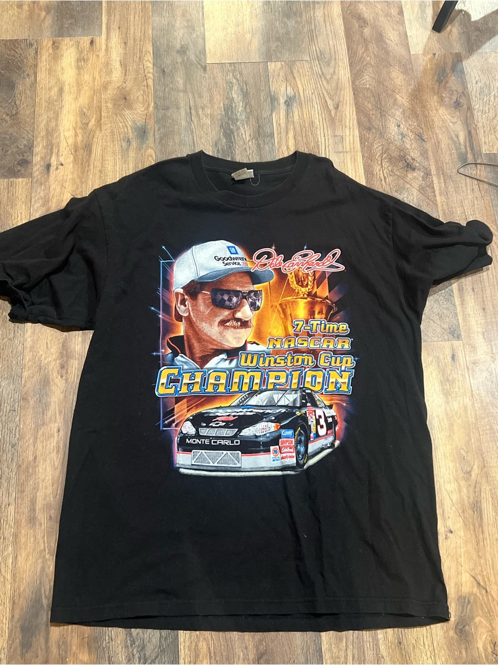 Chase Authentics Black NASCAR Winston Cup Champion Graphic Tee
